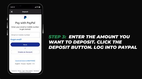 how to link paypal to draftkings|Depositing with PayPal .